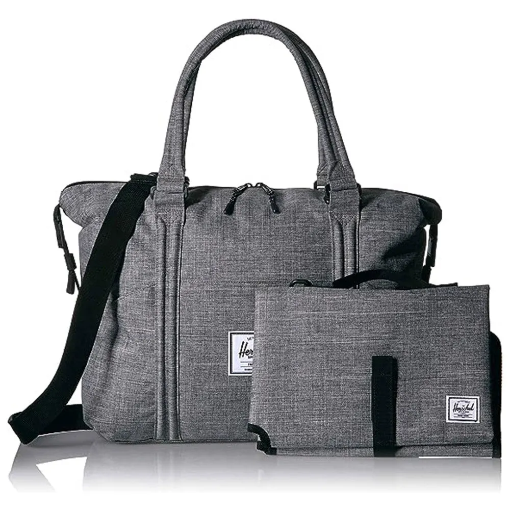 Herschel Unisex Raven Crosshatch Canvas Strand Sprout Shoulder Tote Bag - 10647-00919-OS