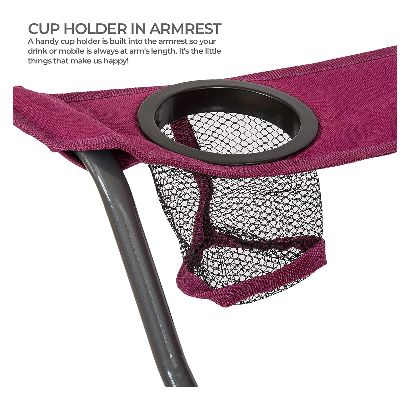 Highlander Edinburgh Berry Folding Camping Chair