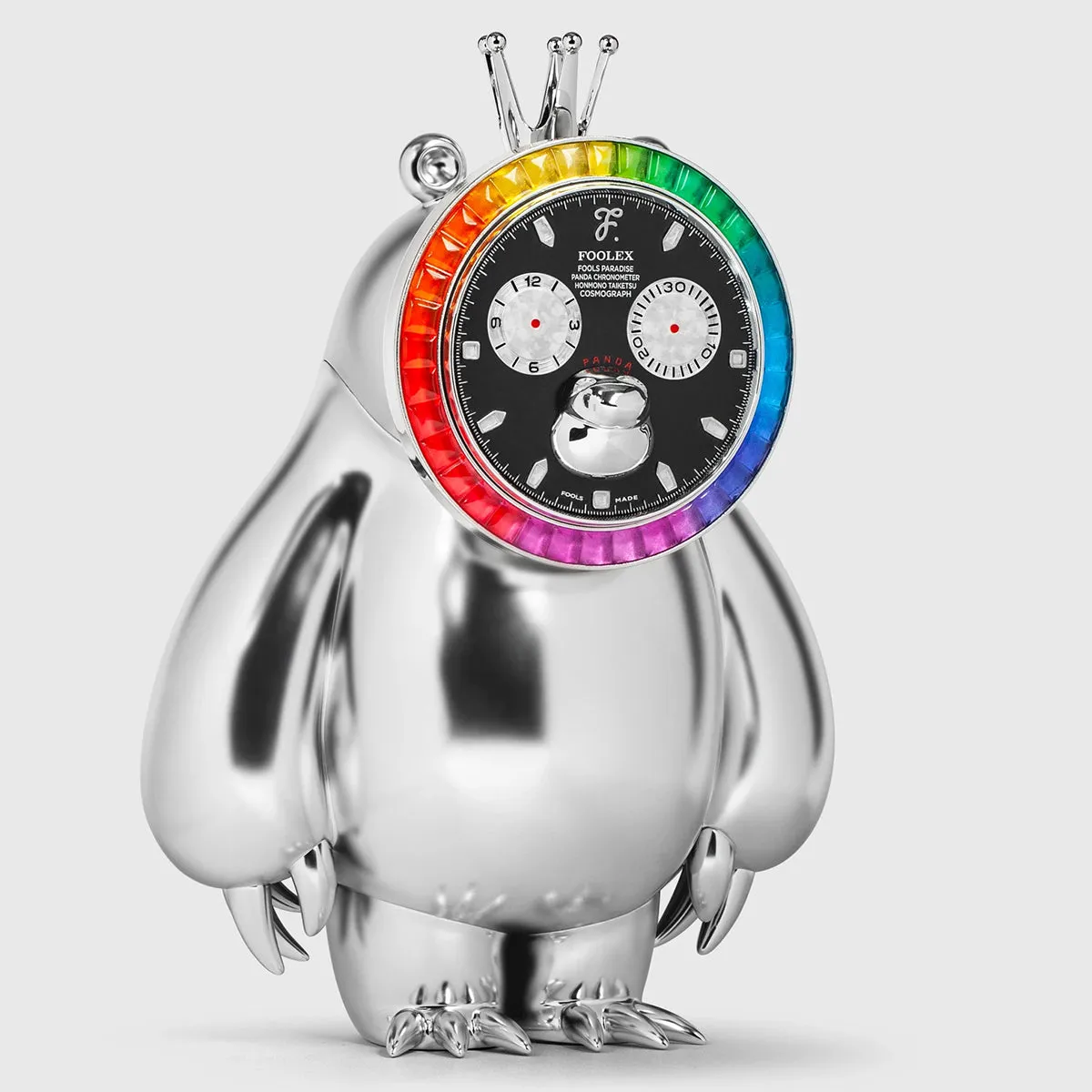 HiPlay Fools Paradise, Panda Rainbow, Height 35cm Statue Figurine