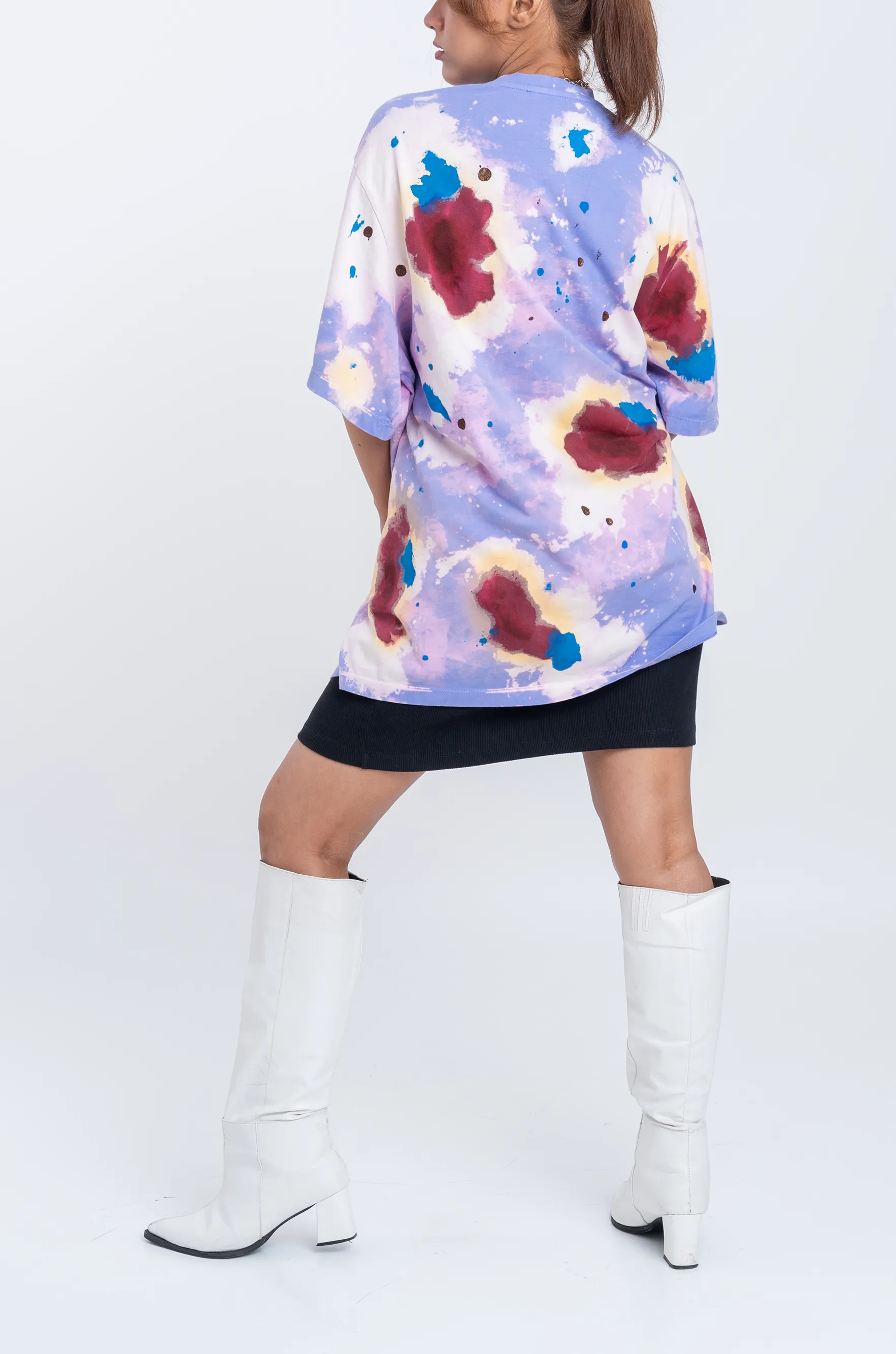 Huemn Blood Washed T-Shirt (Lilac)
