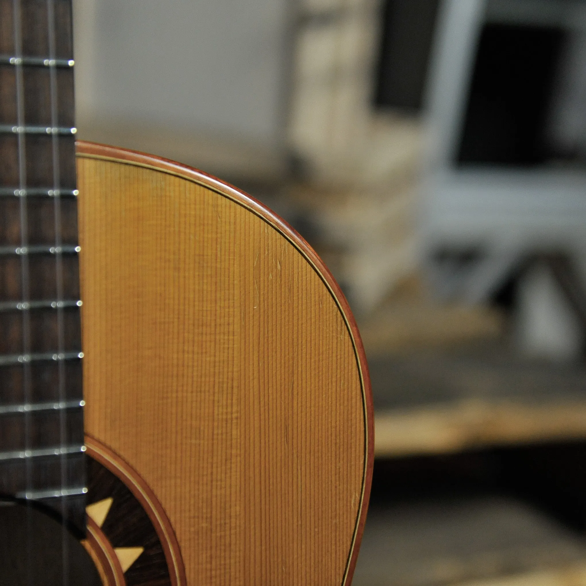 Ian Kneipp Lattice Braced Cedar/Rosewood Classical 1996 w/Case - Used