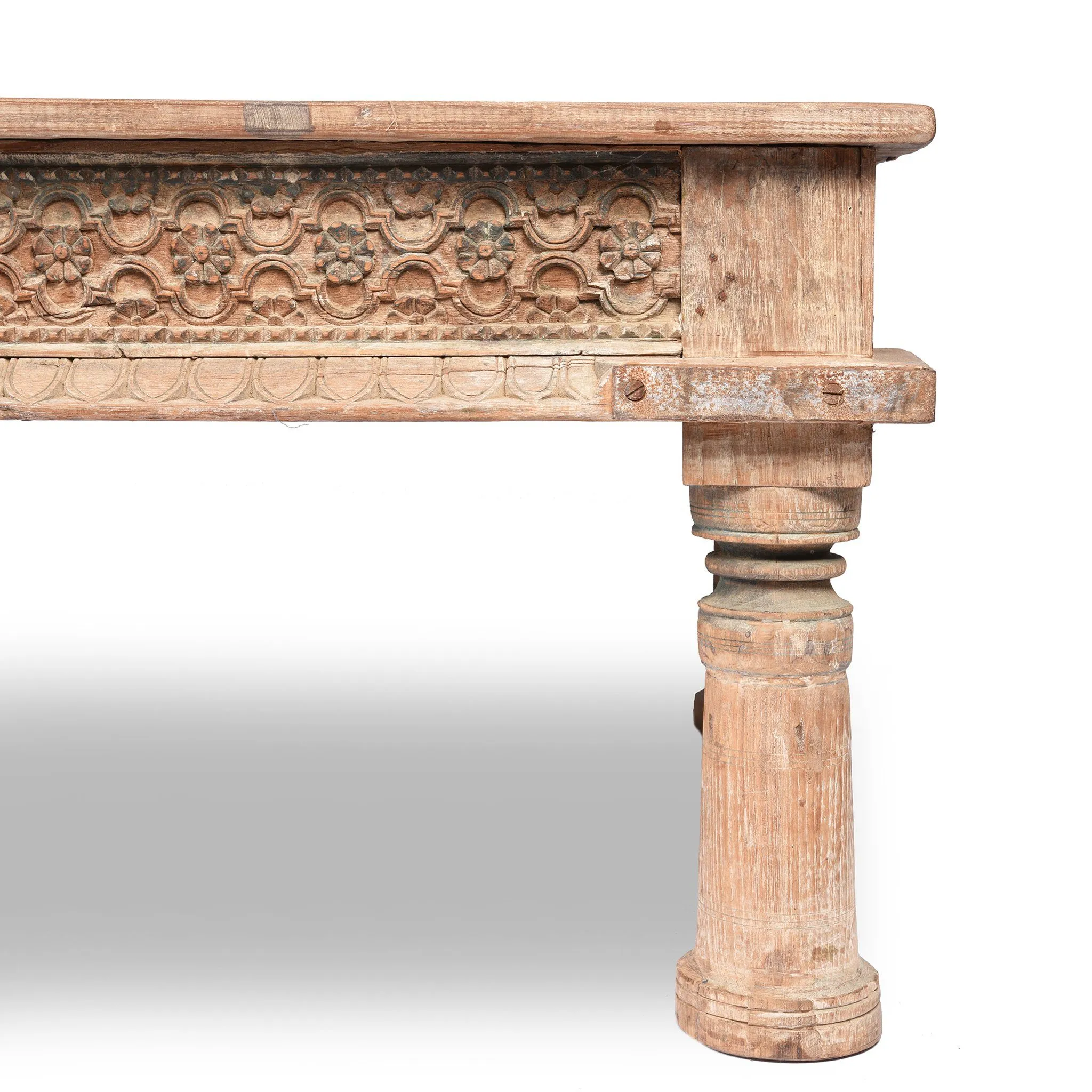 Indian Coffee Table Daybed From Hyderabad- 19thC