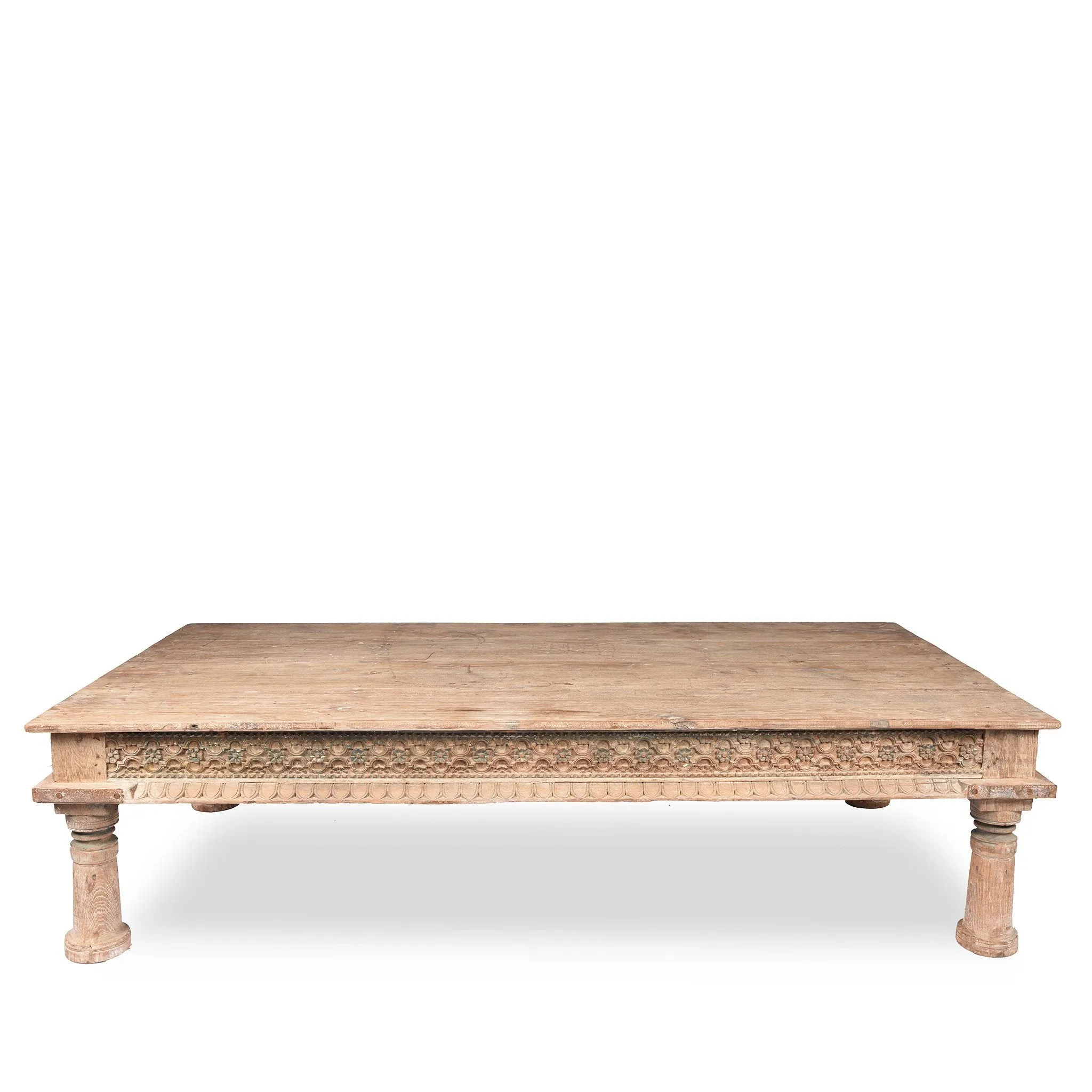 Indian Coffee Table Daybed From Hyderabad- 19thC