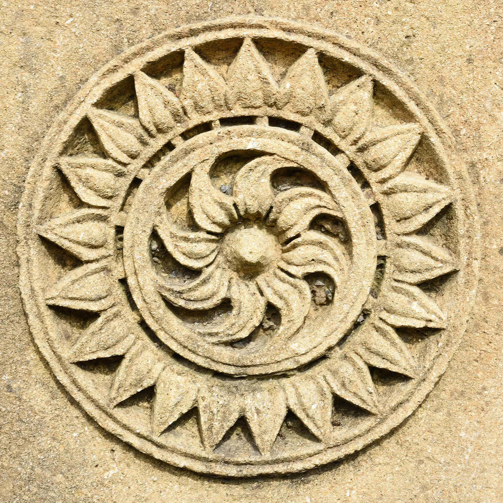 Indian Stone Panel From Rajasthan - 19th Century