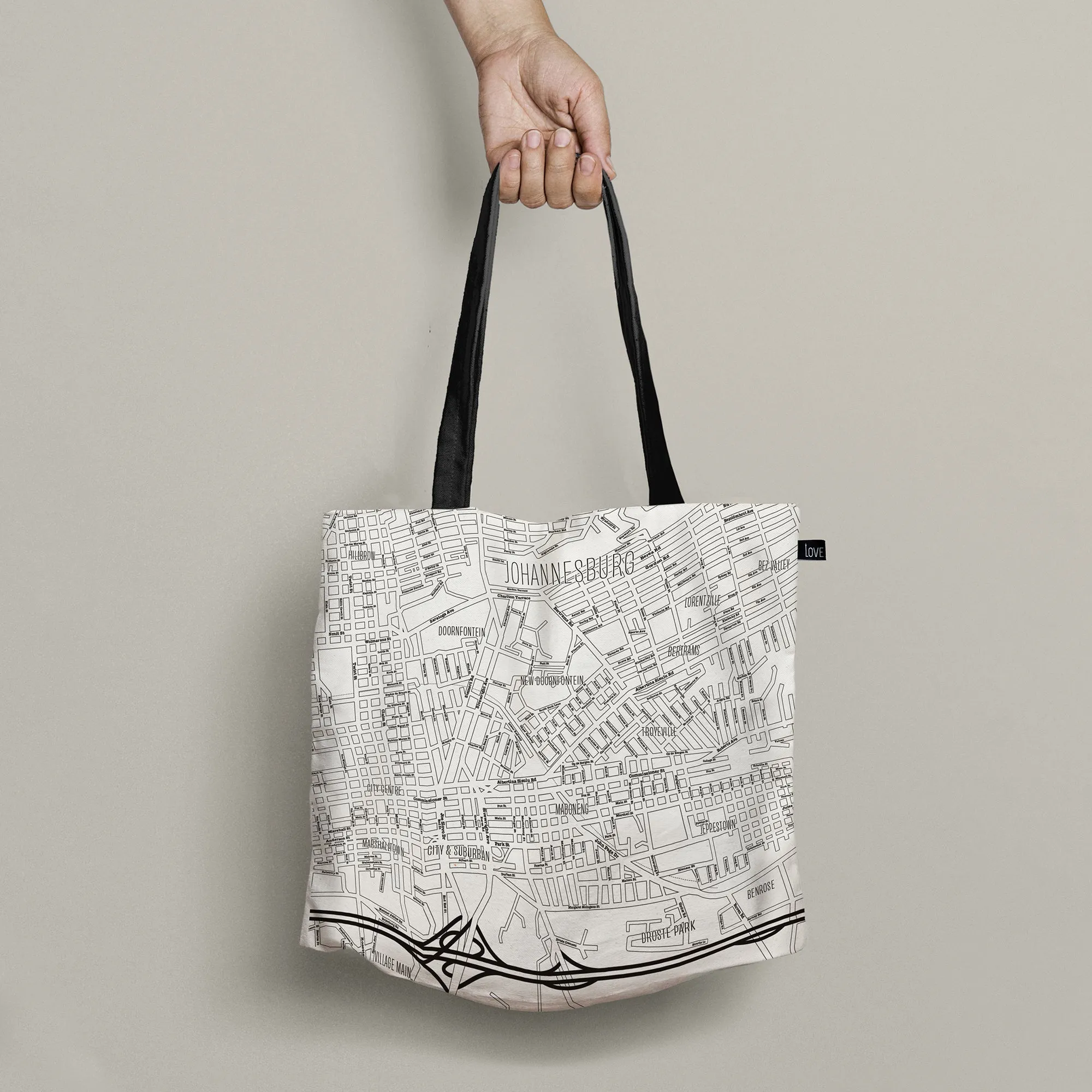 Joburg CityMap ToteBag | regular