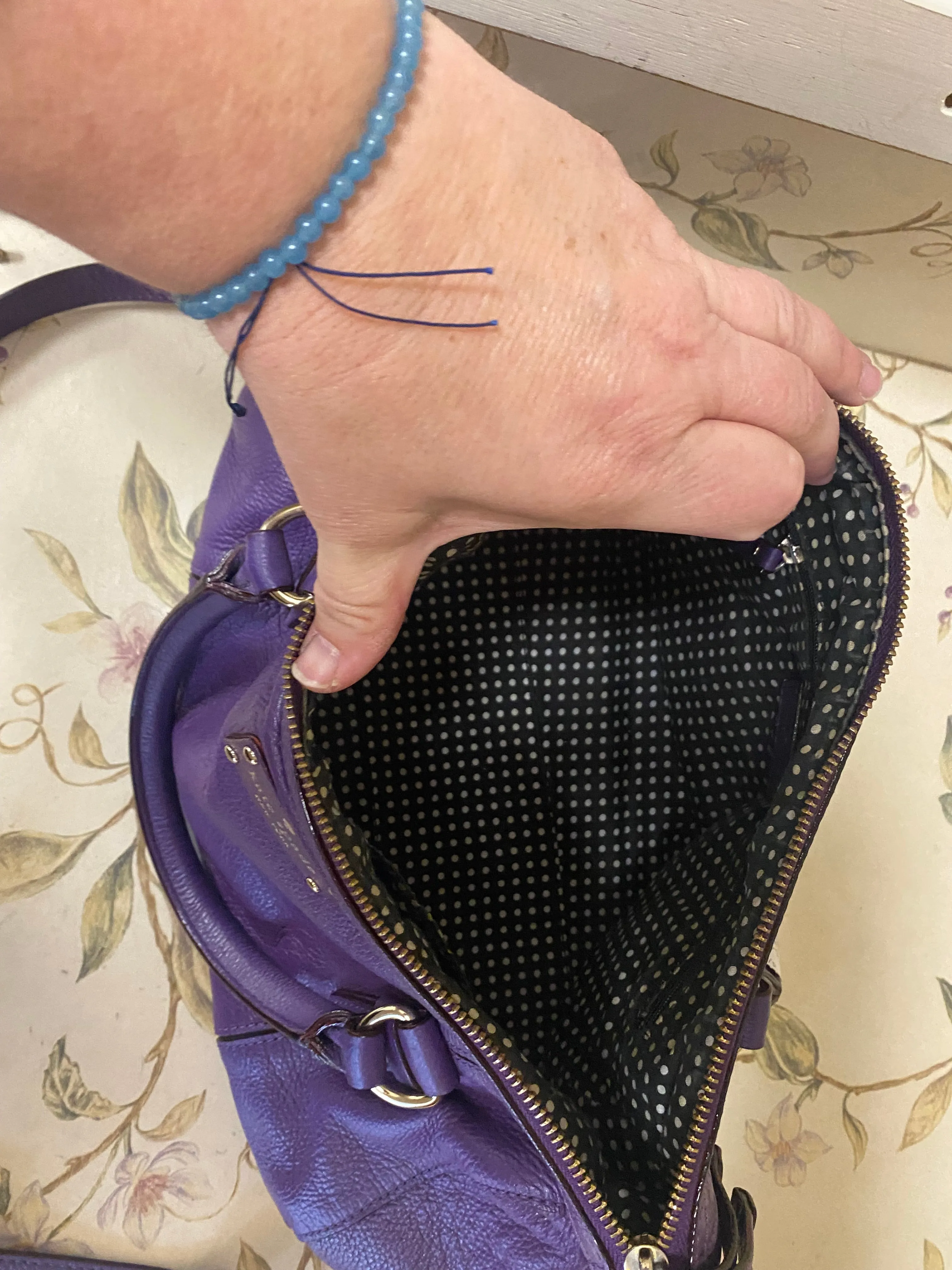 Kate Spade purple Purses
