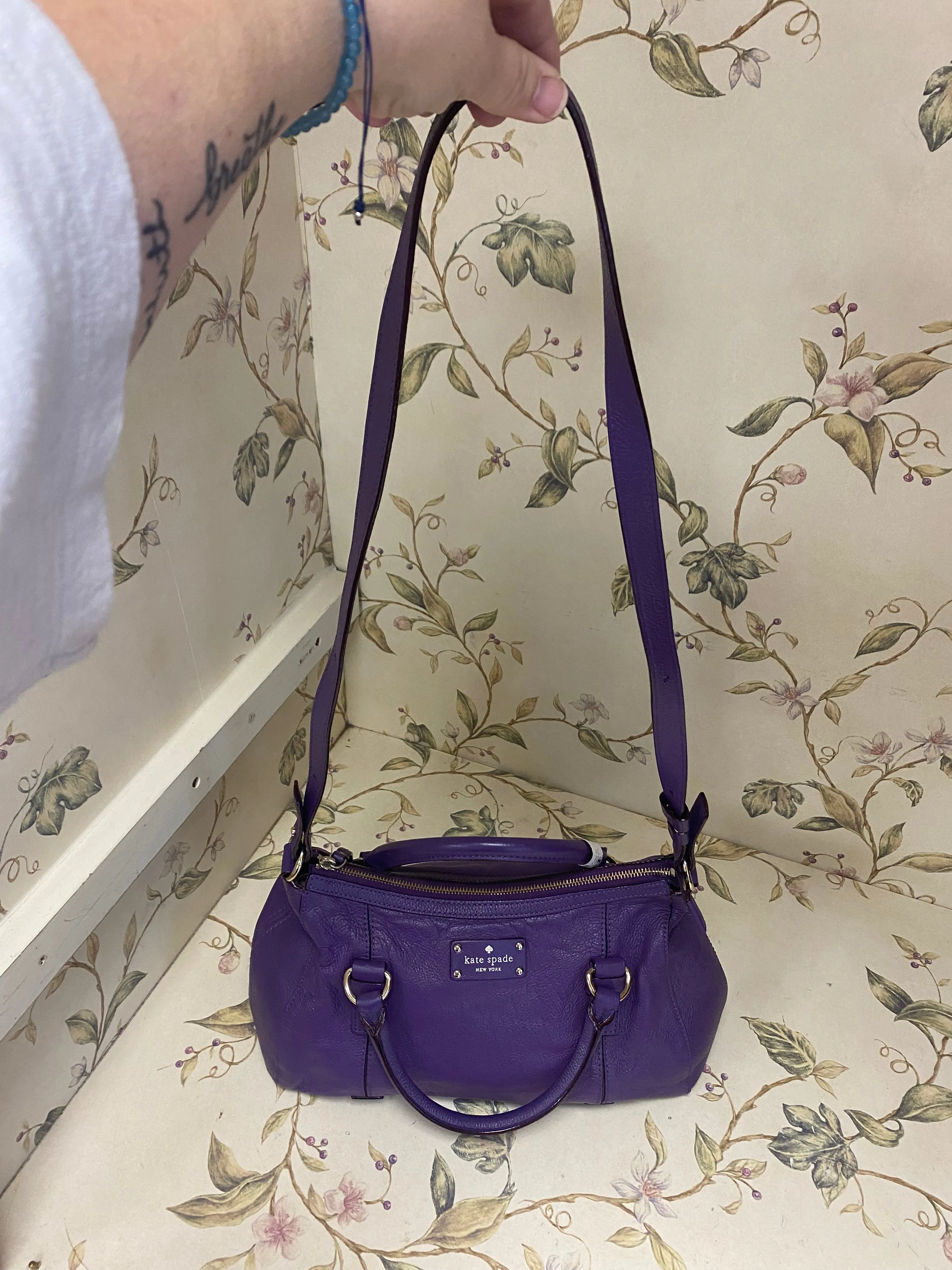 Kate Spade purple Purses