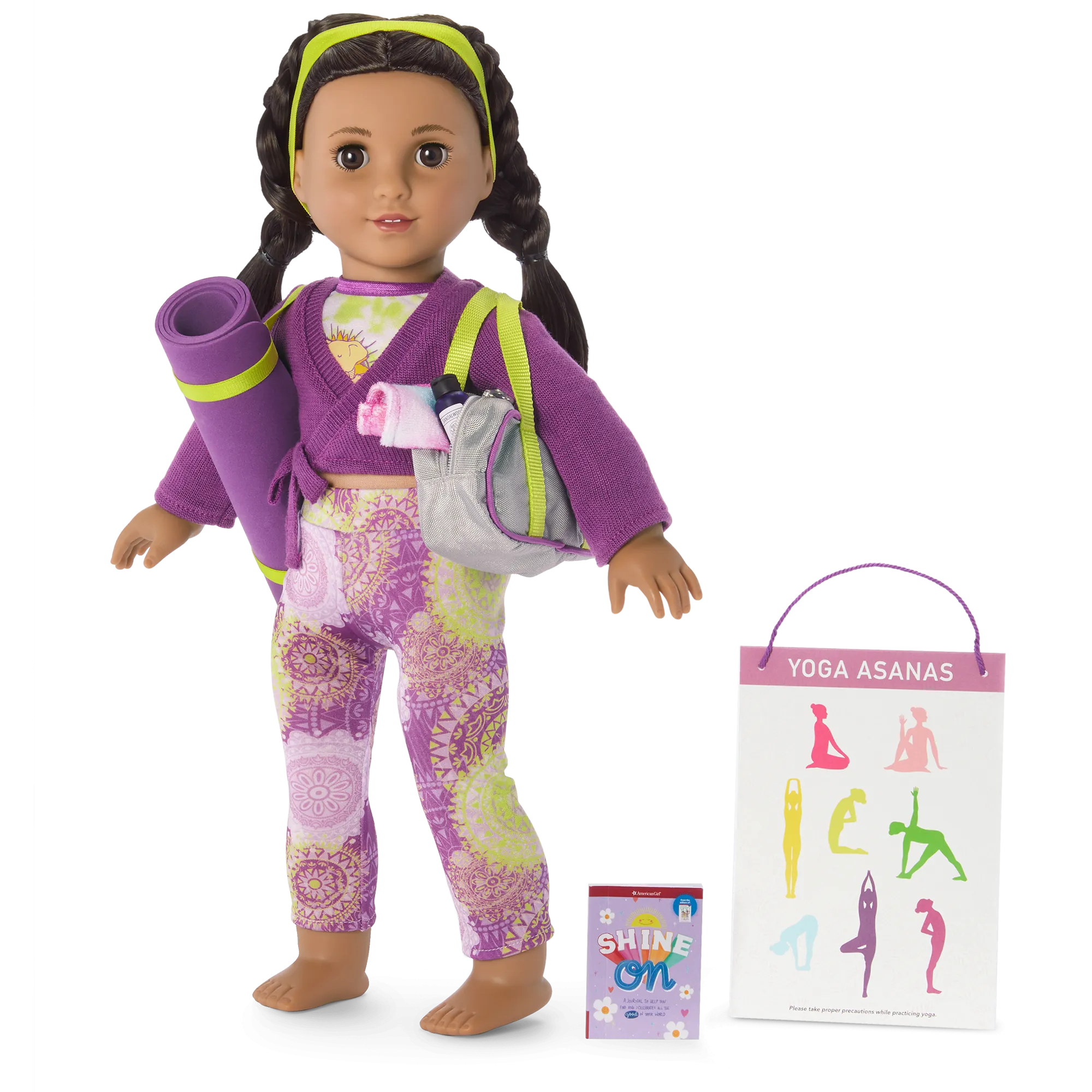 Kavi's™ Yoga Accessories for 18-inch Dolls (Girl of the Year™ 2023)