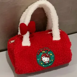 Kitty Plush Christmas Handbag KI324
