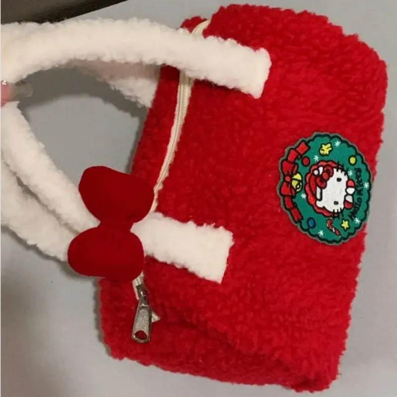 Kitty Plush Christmas Handbag KI324