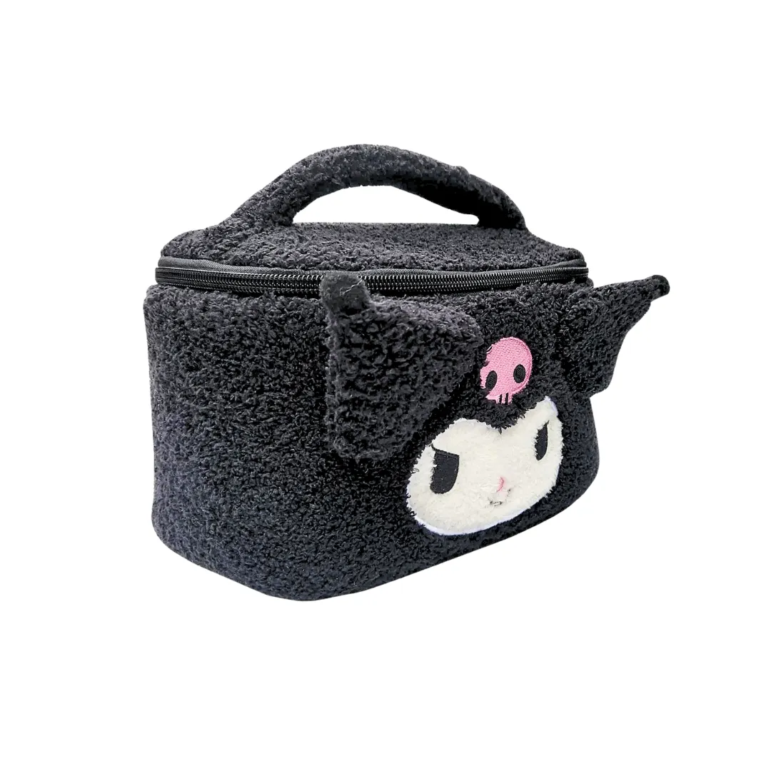 Kuromi Fuzzy Sanrio Makeup Bag