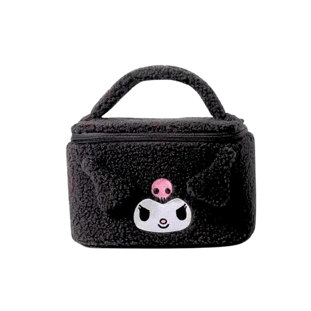 Kuromi Fuzzy Sanrio Makeup Bag