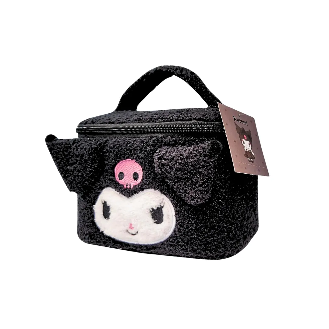 Kuromi Fuzzy Sanrio Makeup Bag