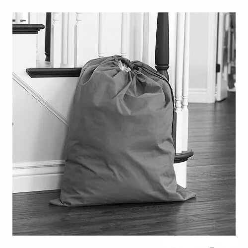 Large 29"X40" Laundry Bag Heavy Duty Nylon With Drawstring Assorted (10 Pack)