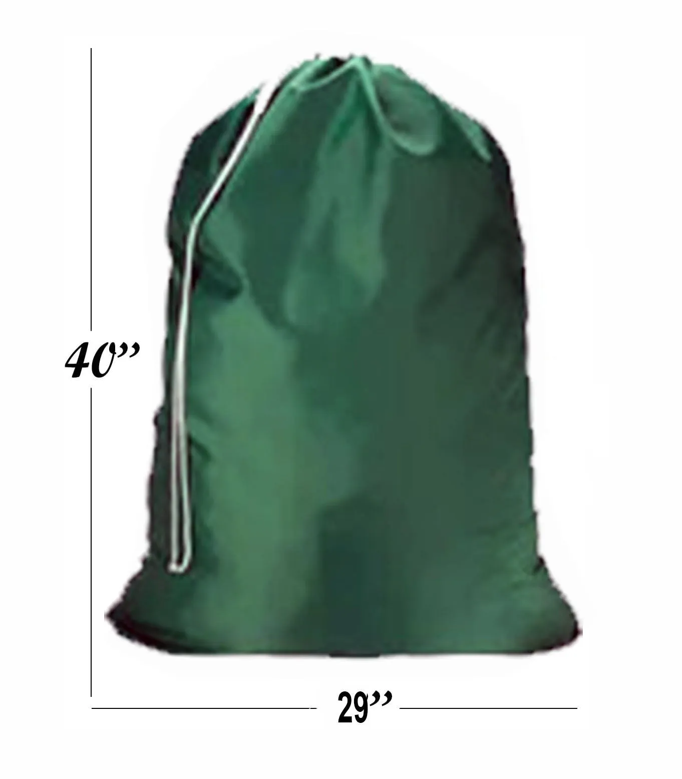 Large 29"X40" Laundry Bag Heavy Duty Nylon With Drawstring Assorted (10 Pack)