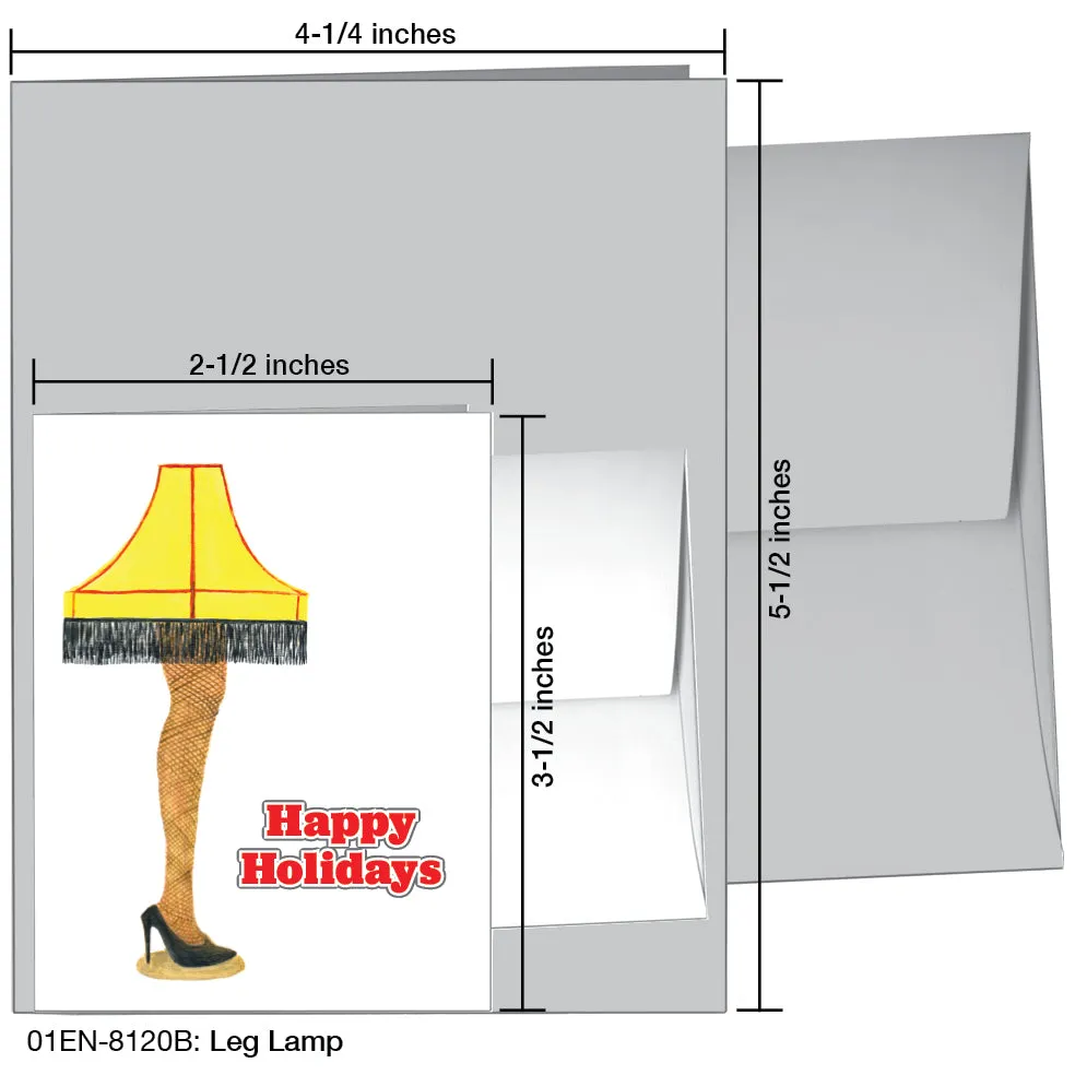 Leg Lamp, Greeting Card (8120B)
