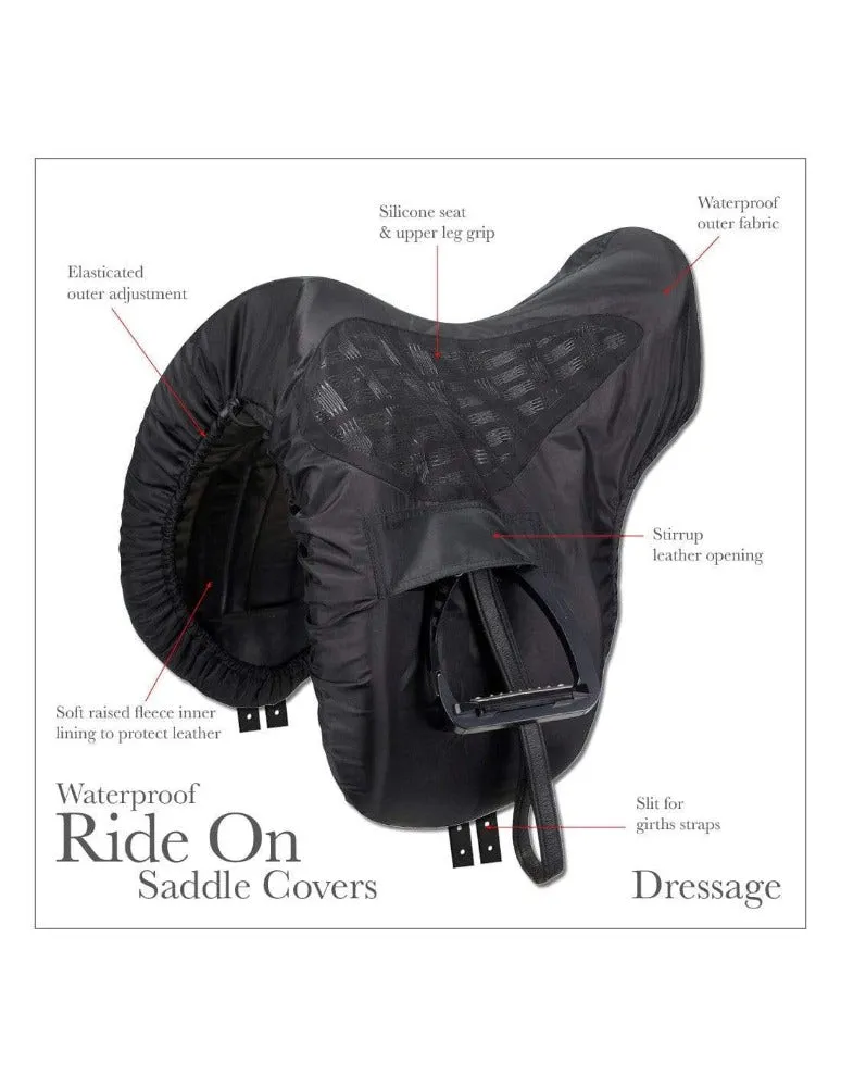 LeMieux Prokit Ride On Dressage Saddle Cover - Black