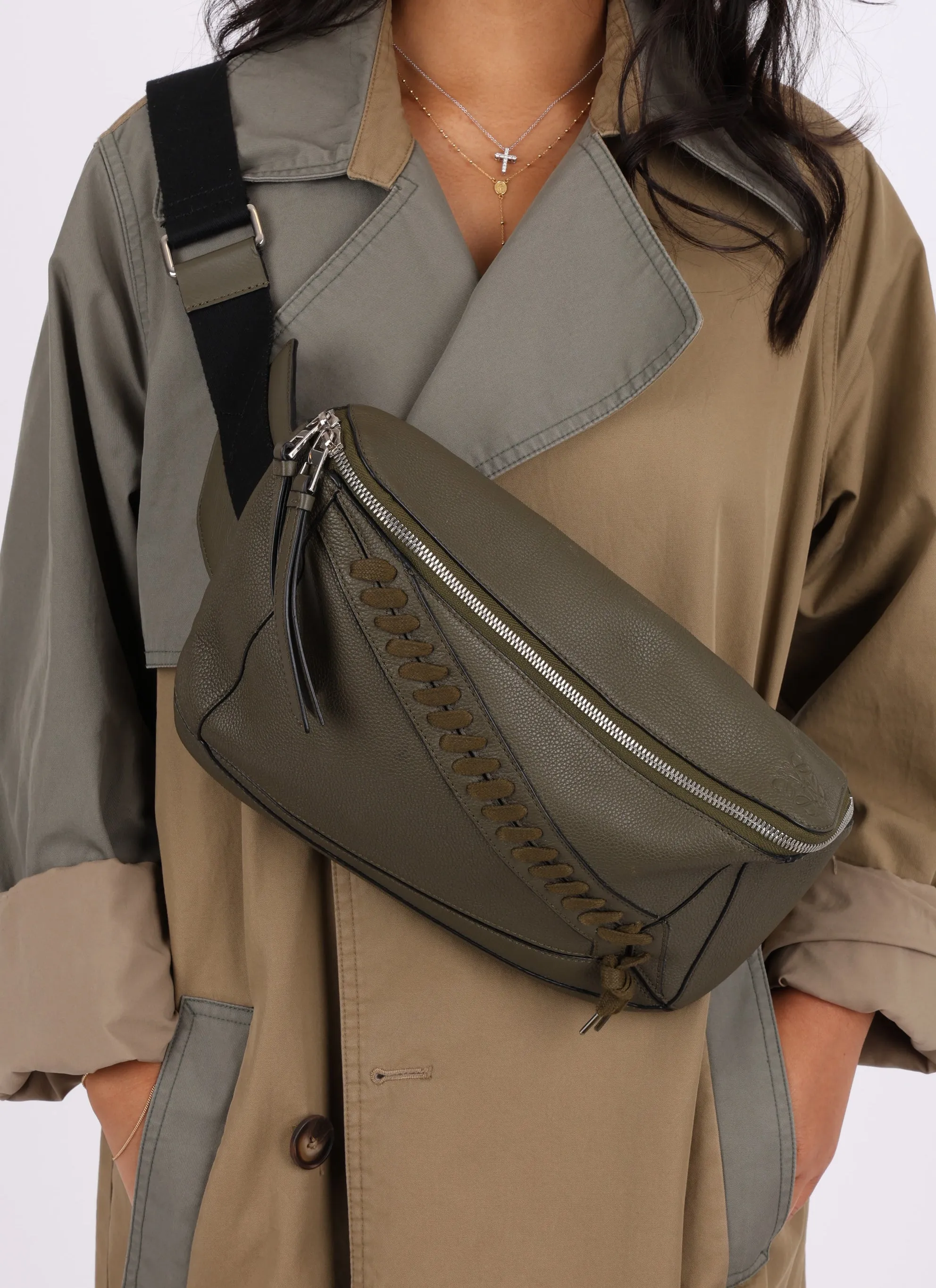 Loewe Leather Shoelace Bum Bag