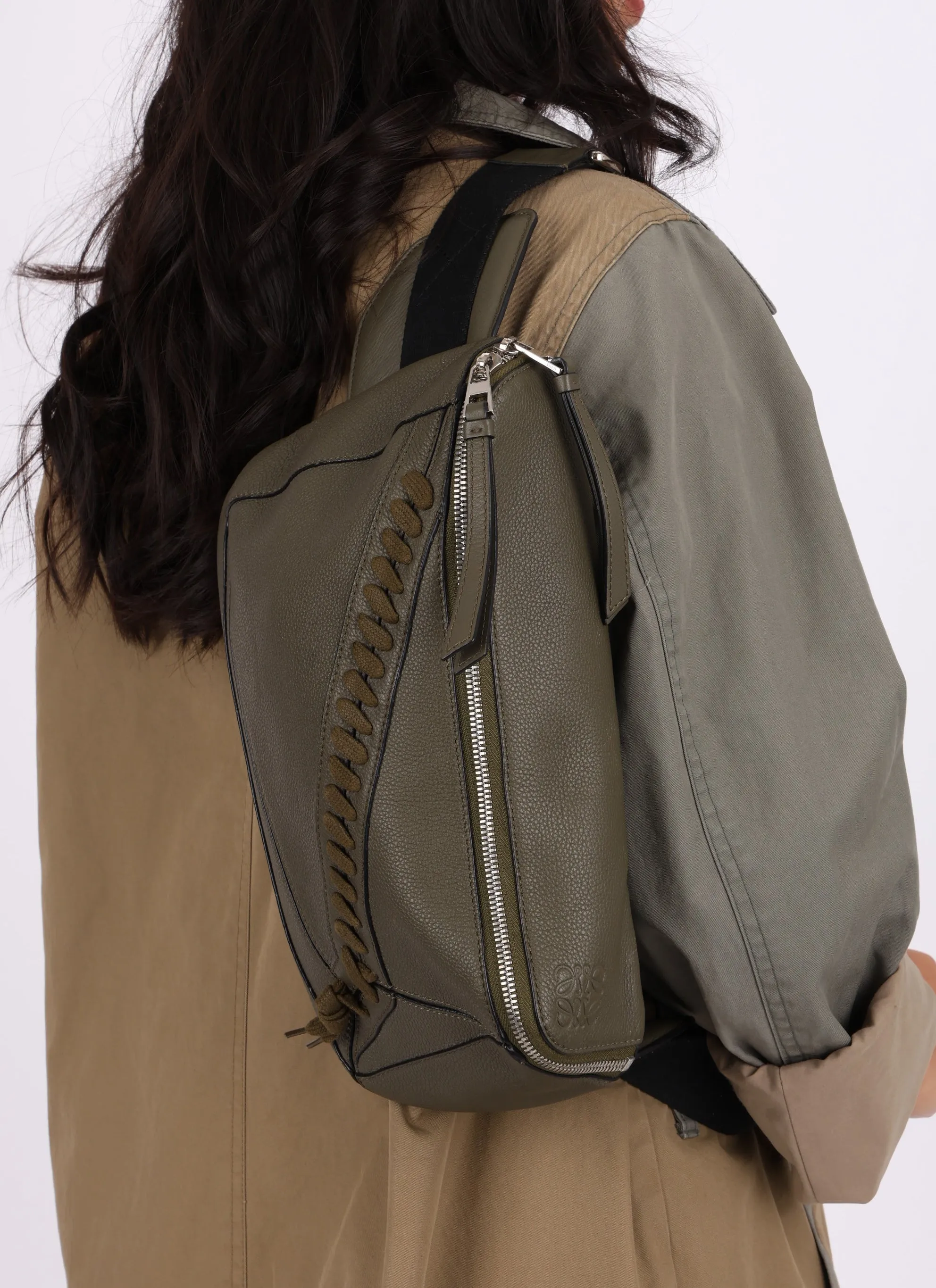 Loewe Leather Shoelace Bum Bag
