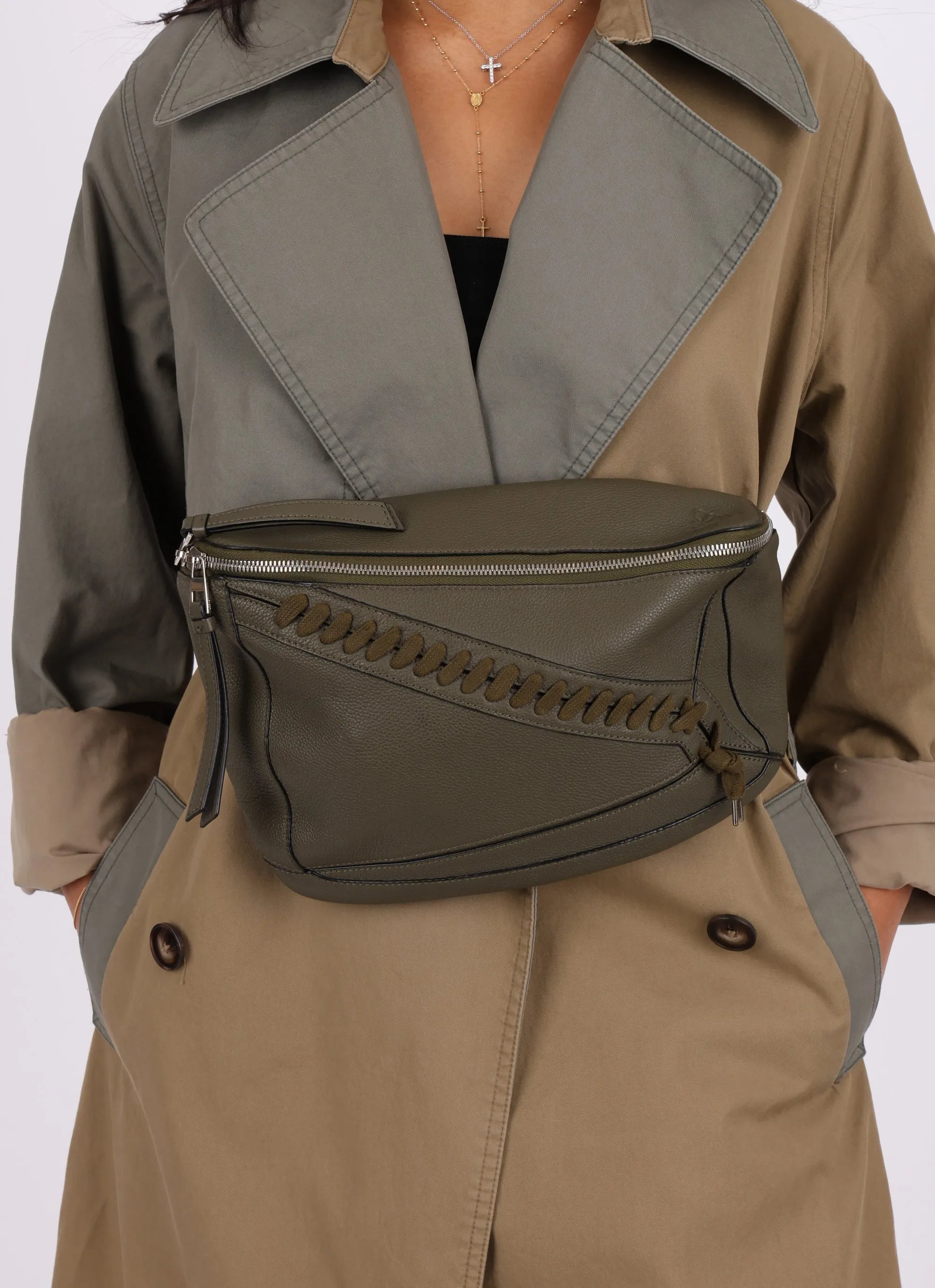 Loewe Leather Shoelace Bum Bag