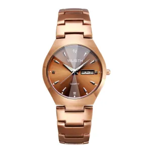 Luminous waterproof steel band watch W11Q8357