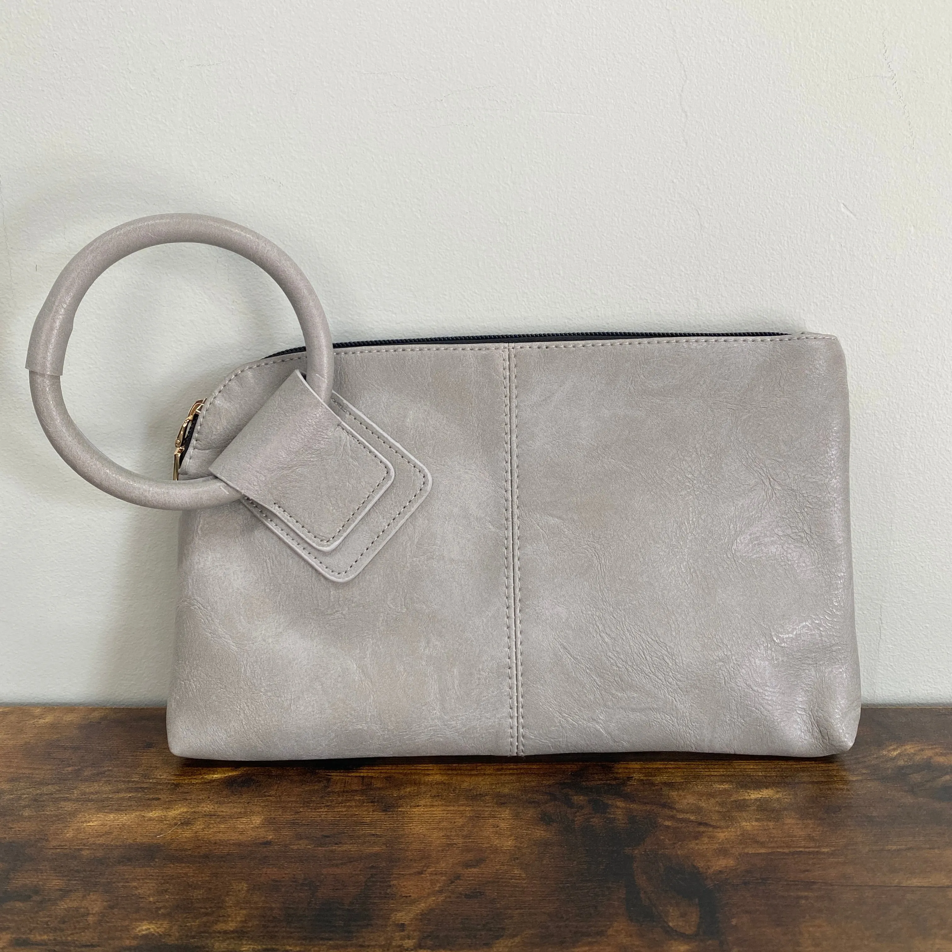 Luna Clutch - Faux Leather with Wrist Loop