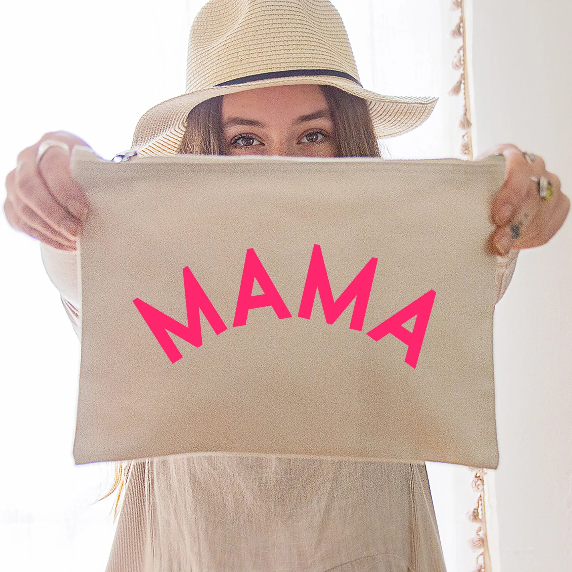 Mama Oversized Pouch - Natural