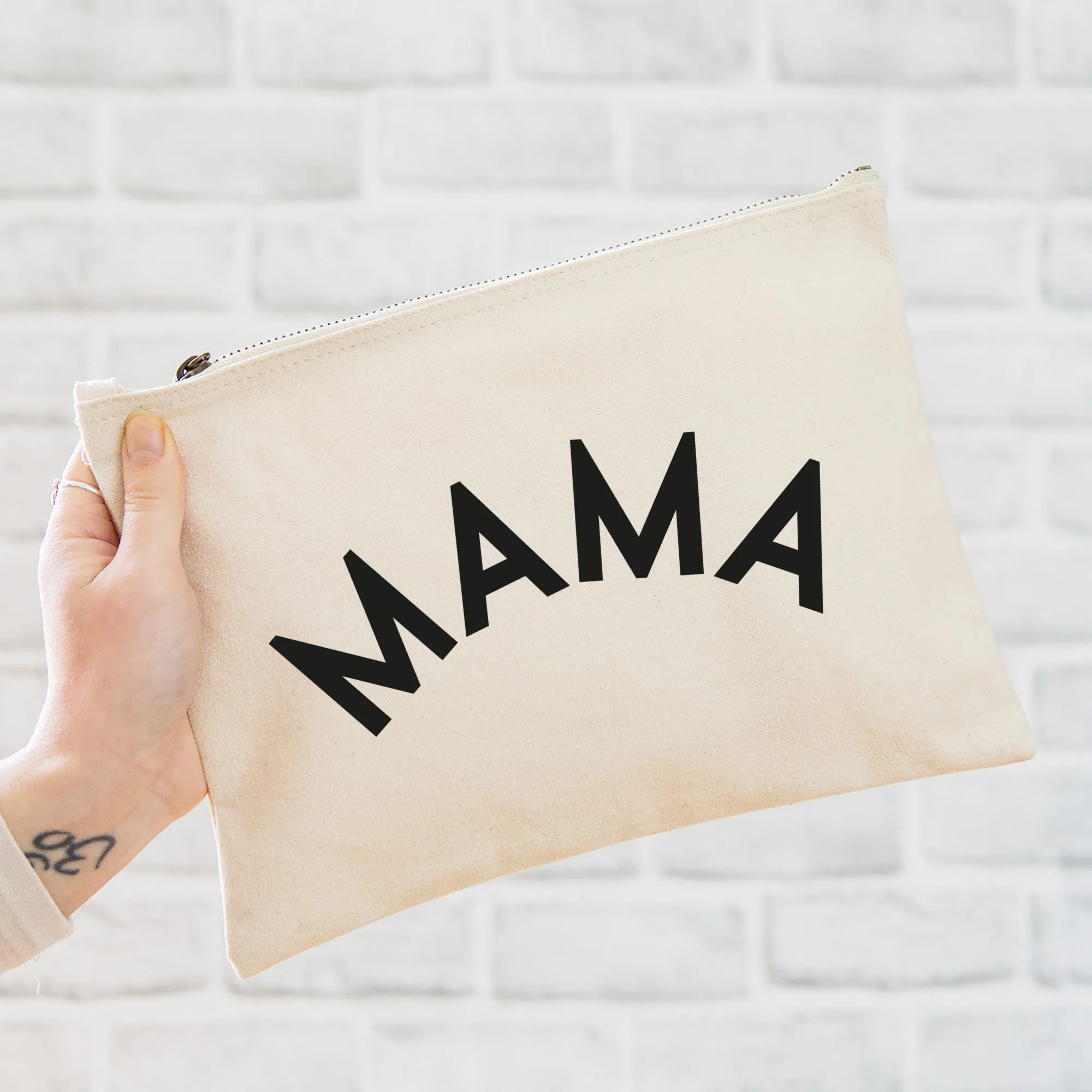 Mama Oversized Pouch - Natural
