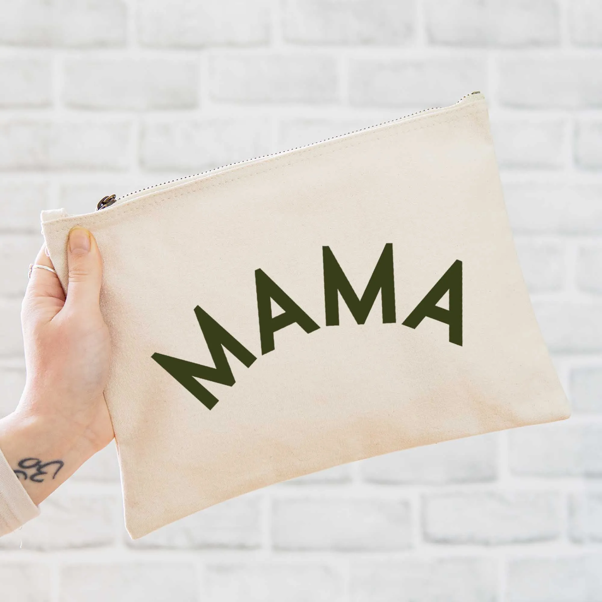 Mama Oversized Pouch - Natural