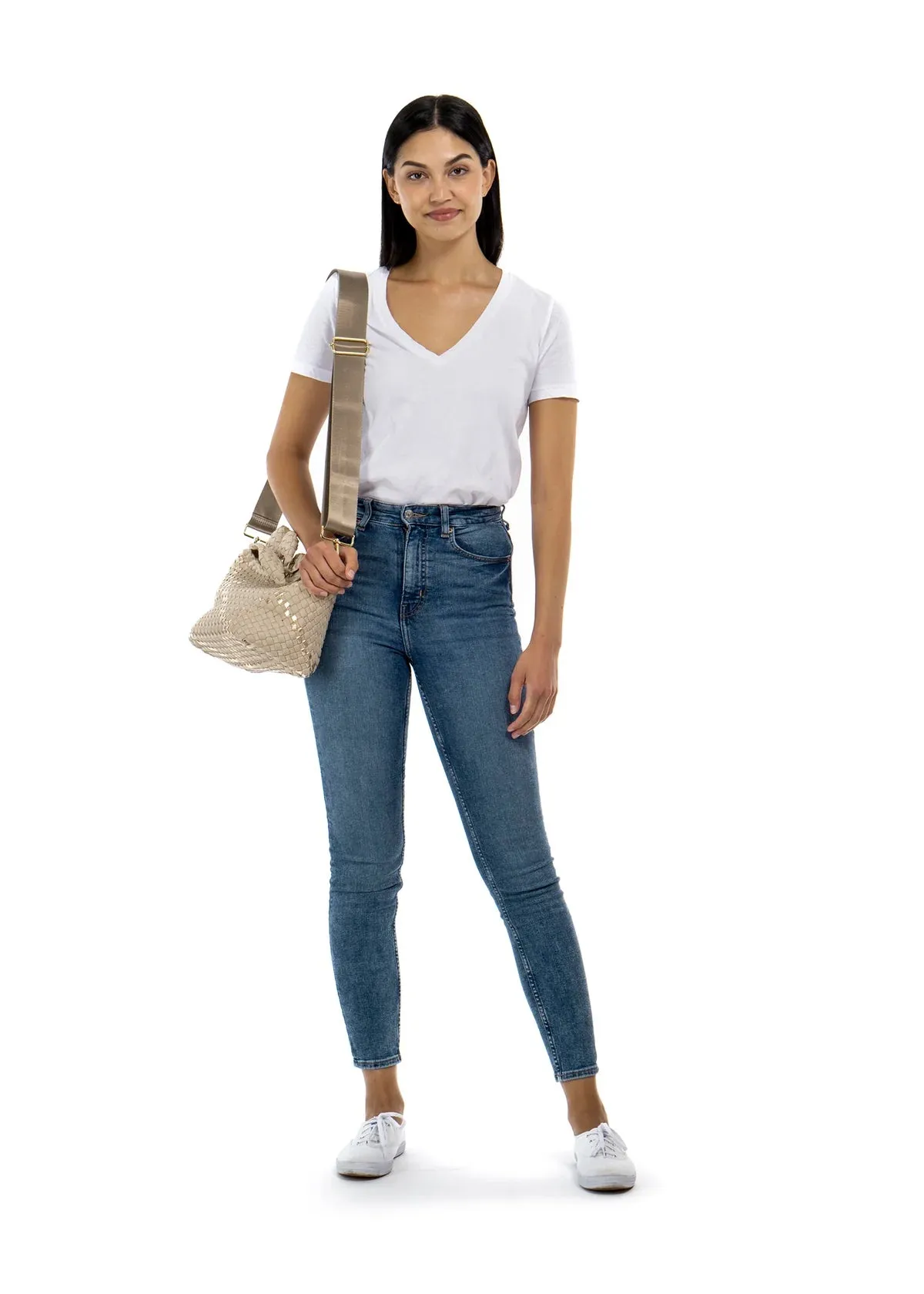 Mark Buff Woven Mini Tote