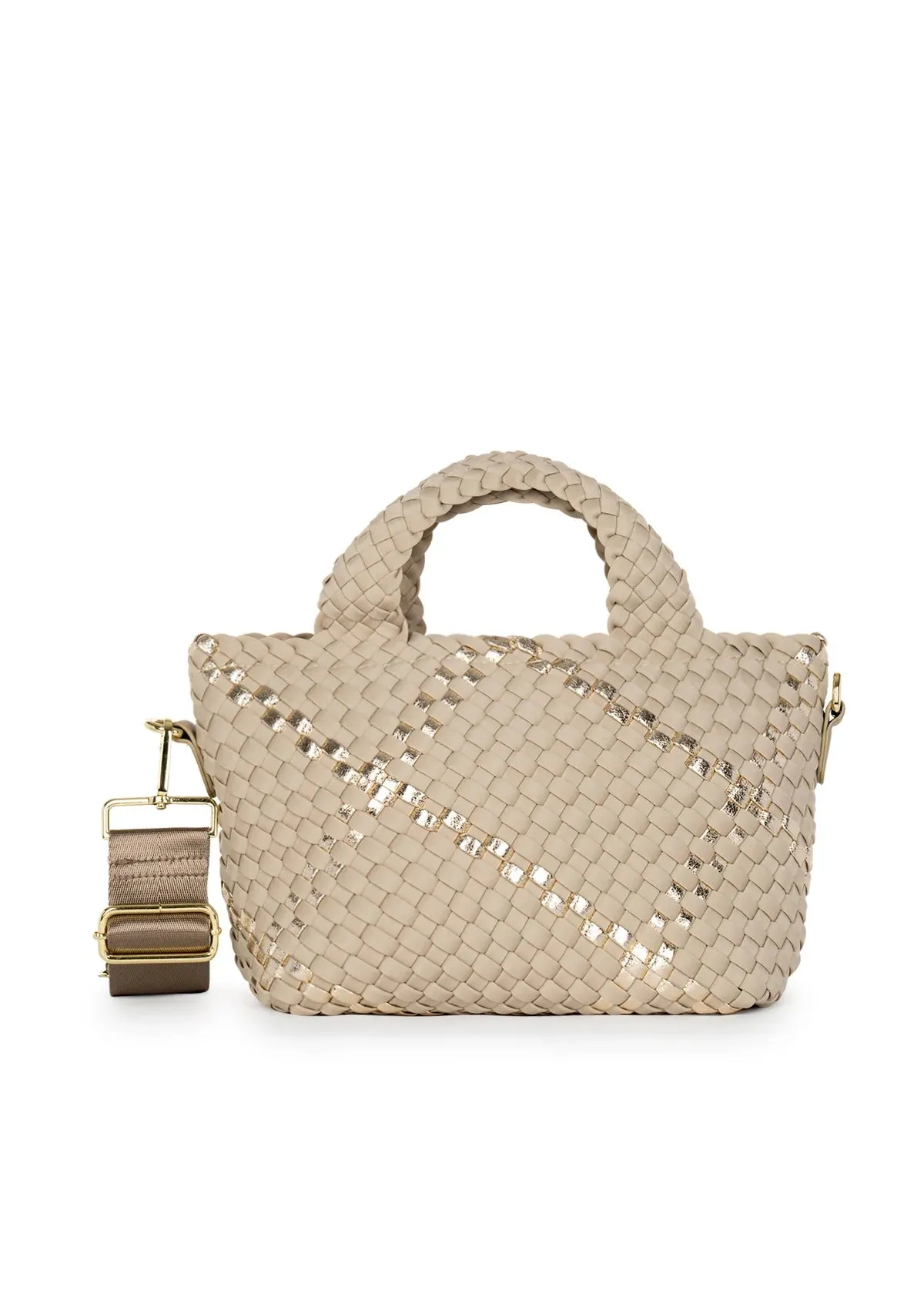 Mark Buff Woven Mini Tote