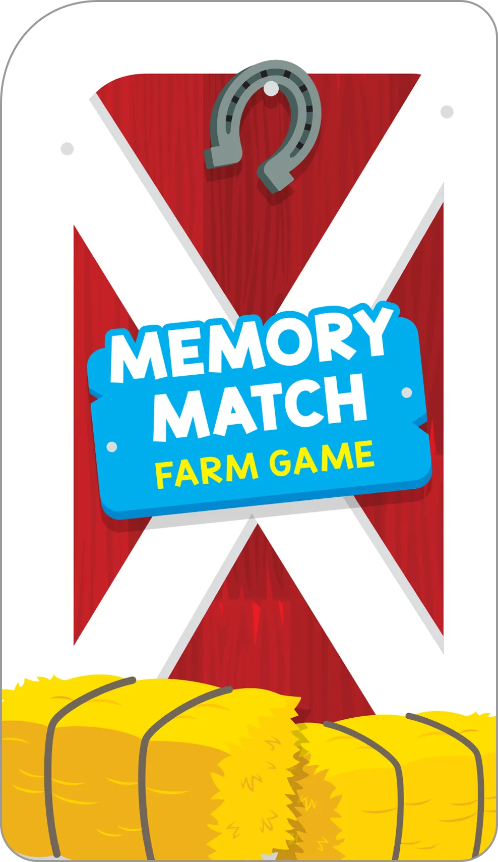 Memory Match Farm Card Game