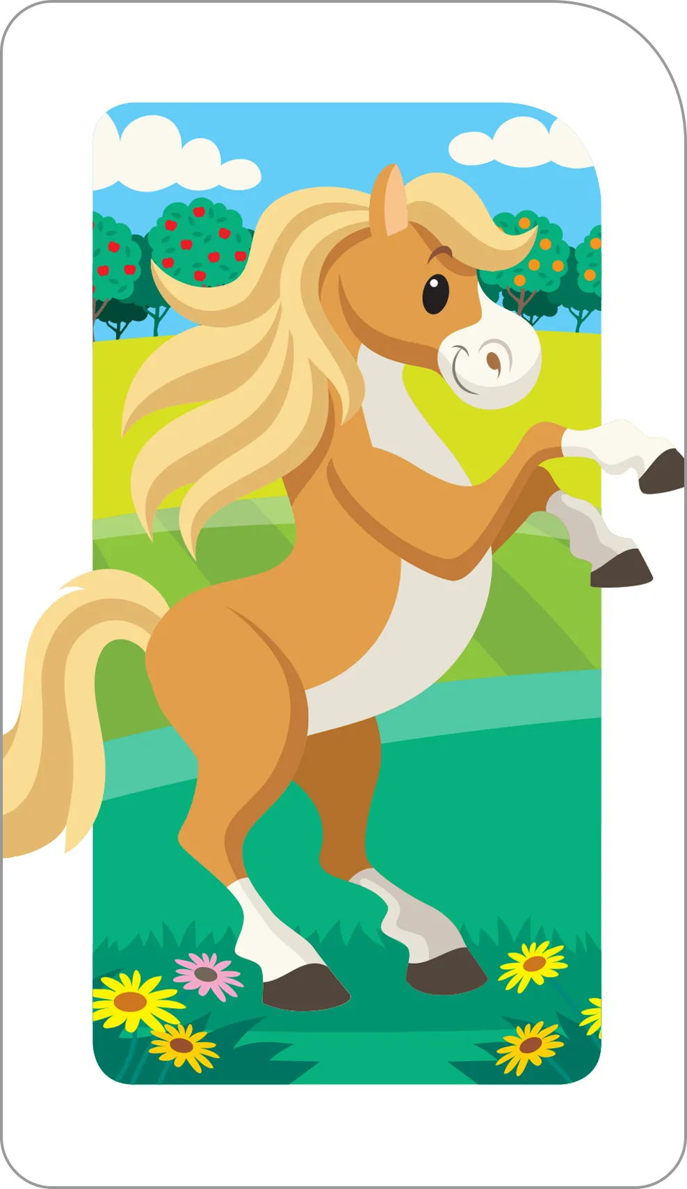 Memory Match Farm Card Game