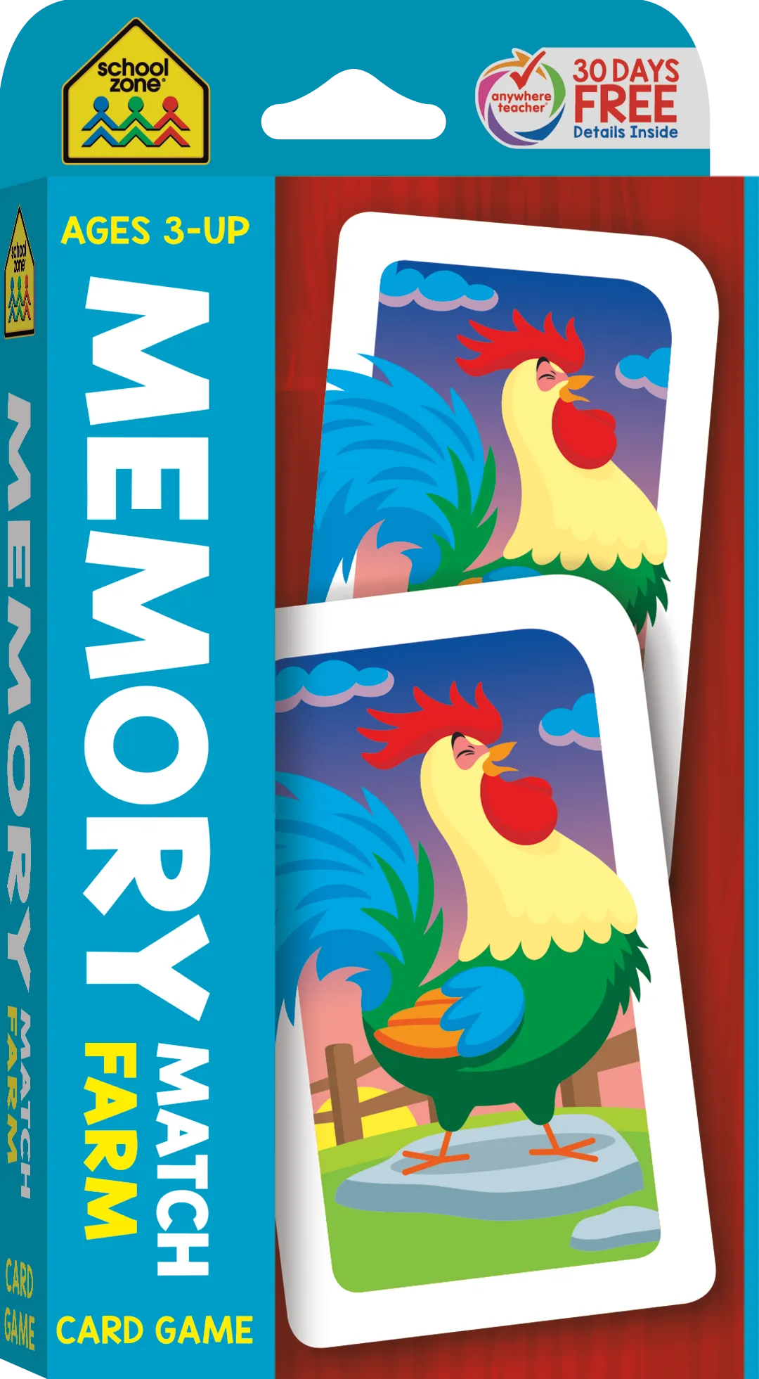 Memory Match Farm Card Game