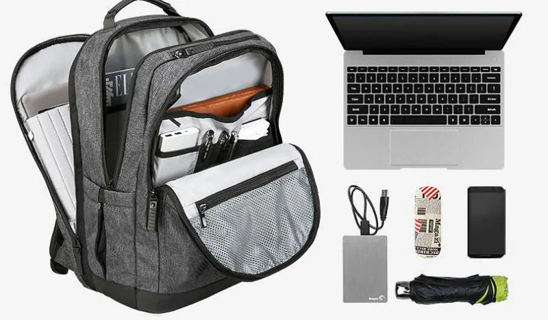Men's Travel Backpack For 15.6 Inch Laptop