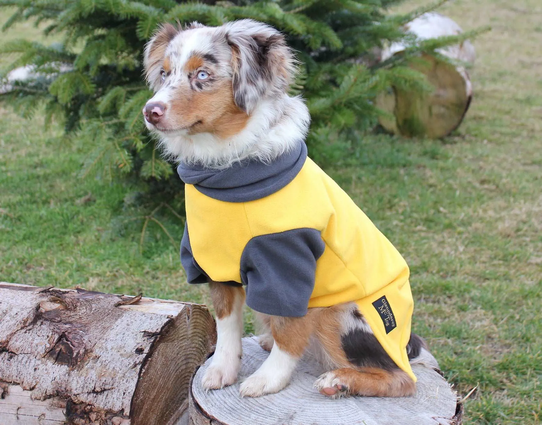 Midnight Sun Waterproof Microfleece McTog Dog Jumper - With Sleeves