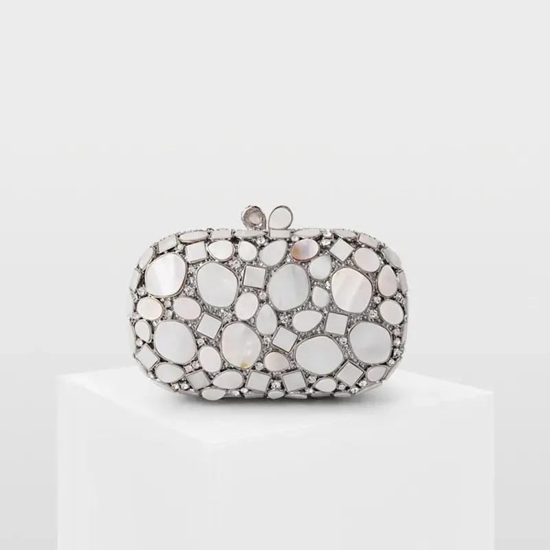 Mother Of Pearl Shell Evening Bag