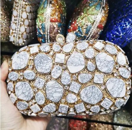 Mother Of Pearl Shell Evening Bag