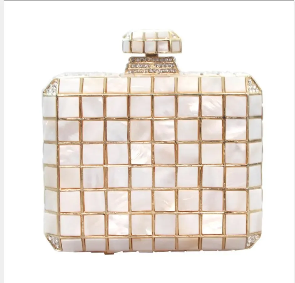Mother Of Pearl Shell Evening Bag