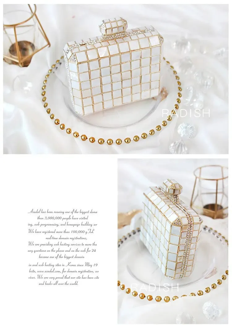 Mother Of Pearl Shell Evening Bag