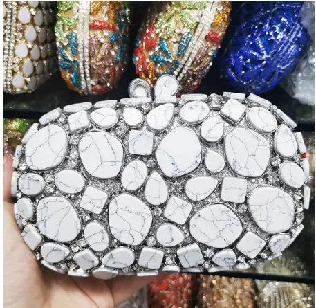 Mother Of Pearl Shell Evening Bag