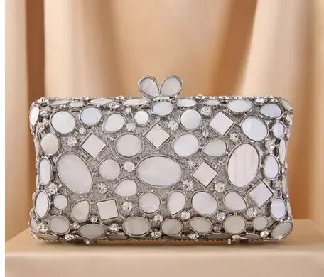 Mother Of Pearl Shell Evening Bag