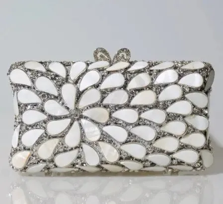 Mother Of Pearl Shell Evening Bag