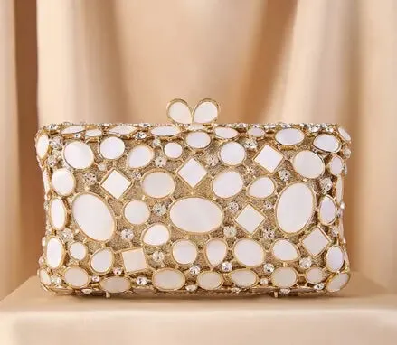 Mother Of Pearl Shell Evening Bag