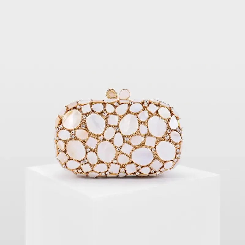 Mother Of Pearl Shell Evening Bag