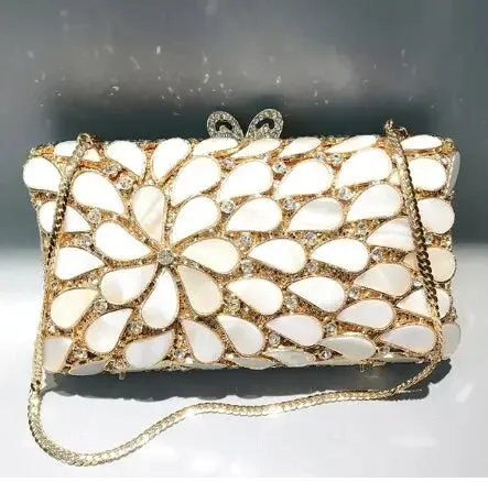 Mother Of Pearl Shell Evening Bag