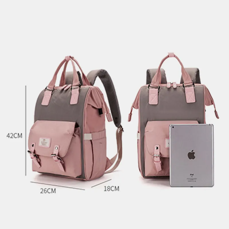 Multi Pocket Functional Diaper Bag Backpack Travel Back Pack Mommy Bag