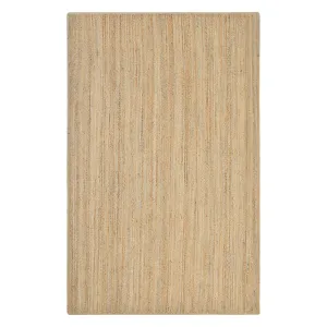 Natural Braided Solid Jute Rug