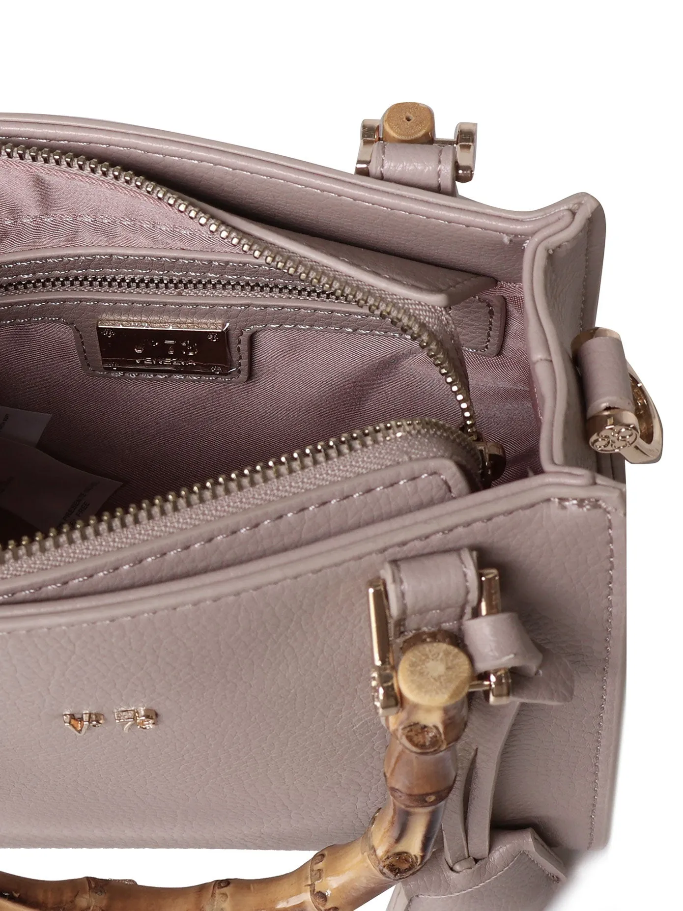 Nefertiti Handbag with Bamboo Handle