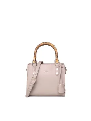 Nefertiti Handbag with Bamboo Handle